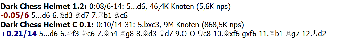 Python vs C performance Comparison screenshot of Python vs C engine performance
