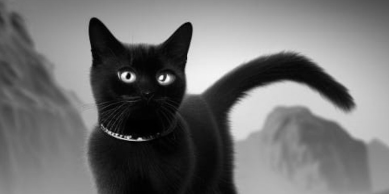 Black cat teaser
